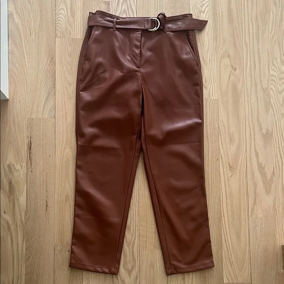 LOFT Brown Ankle Pants - Picture 1 of 4
